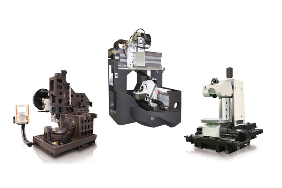 常见的5轴加工中心种类,通常五轴联动是指x、y、z、A、B、C中任意5个坐标的线性 插补运动。